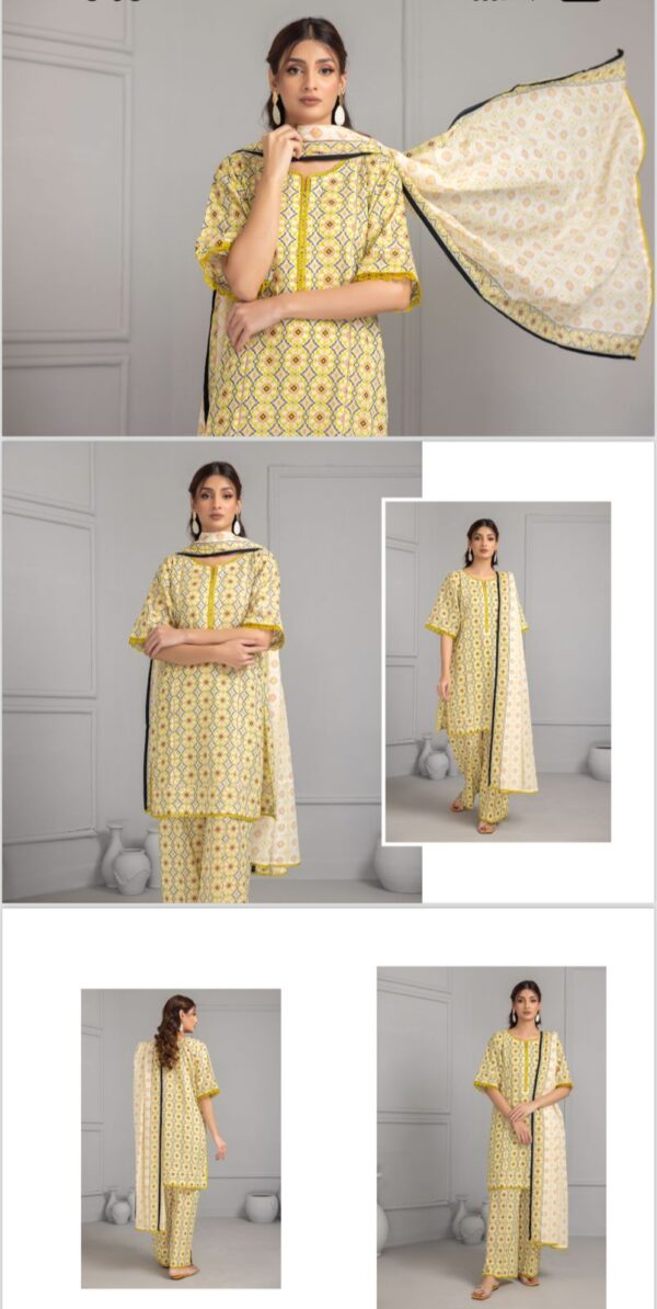 IDENTIC SEPARATES LAWN Collection Vol18 2024 BY REGALIA TEXTILE 3 PIECE (UNSTITCHED) - Image 10