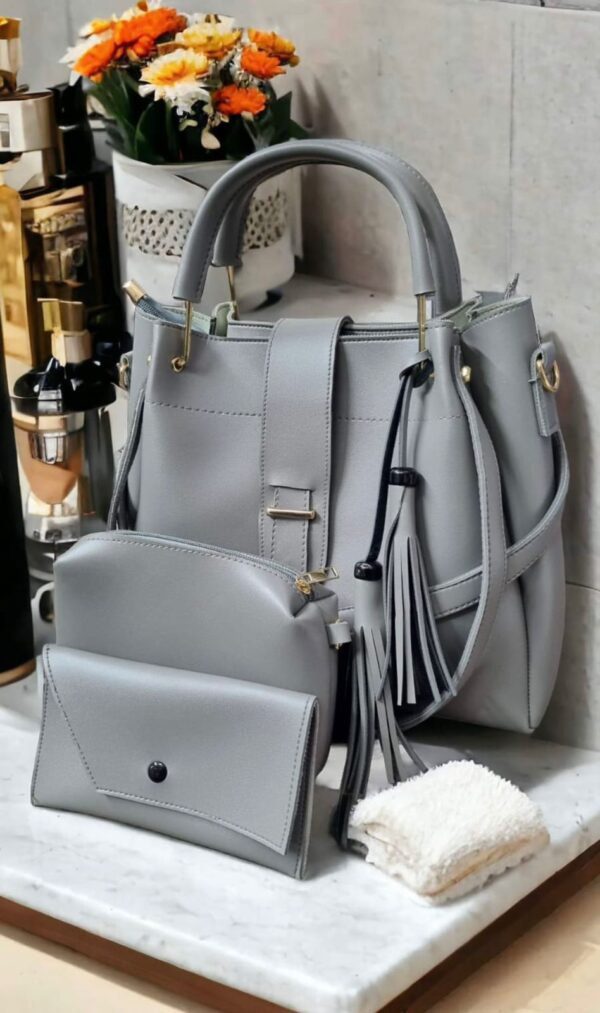 Luxury Brand 3 Pcs/set Women Handbag, Ladies Tote Fashion Shoulder Bag - Image 7