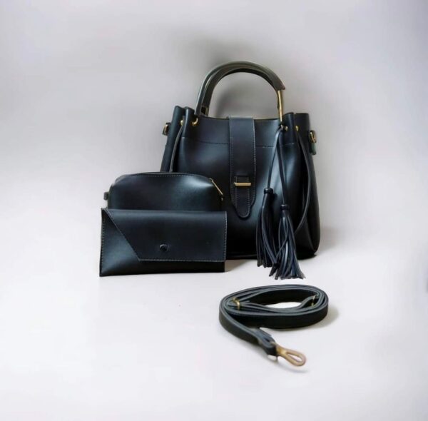 Luxury Brand 3 Pcs/set Women Handbag, Ladies Tote Fashion Shoulder Bag - Image 5
