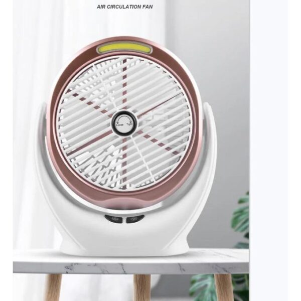 USB Charging Creative Summer Desktop Portable Circulation Table Fan 2 in 1. - Image 5