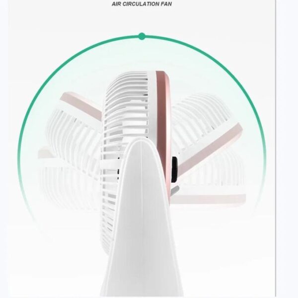 USB Charging Creative Summer Desktop Portable Circulation Table Fan 2 in 1. - Image 4