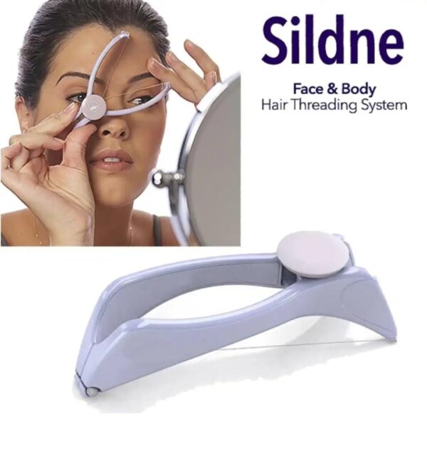 Sildne Eyebrow Body Hair Threading Epilator Women Convenient Facial Hair Remover Defeatherer Makeup Beauty Tool (Multicolour)
