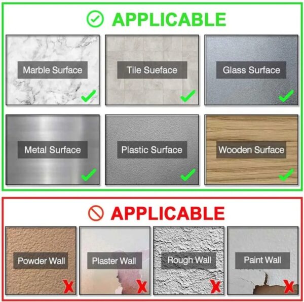 Nano Waterproof and Washable High Strength Double-Sided Adhesive Tape Good for Household and Office Wall, Best for Decoration and Organization - Image 7