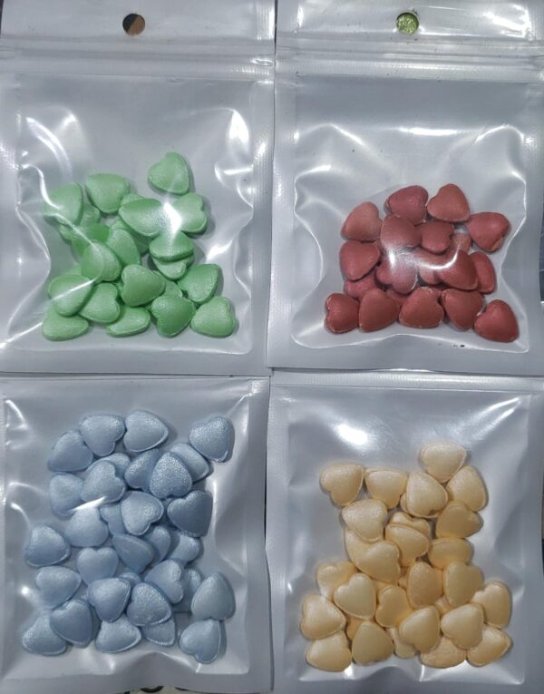 Edible Pearl Sugar Sprinkles  (Heart, Round, Square Shapes/ Different Colors) Candy , Baking Edible Cake Decorations, Cupcake Toppers Cookie Decorating, Ice Cream Toppings, Birthday Celebrations , Wedding Parties, Wedding/Baby Shower Parties,  Christmas Supplies. - Image 11