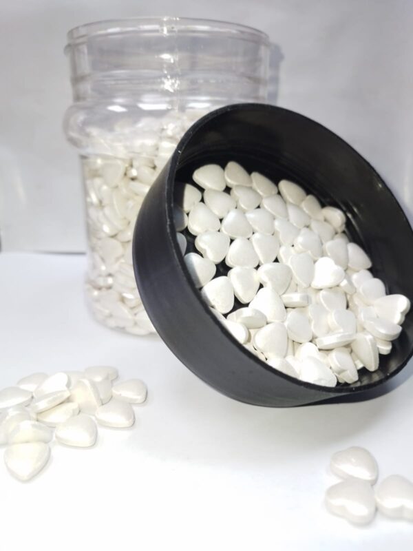 Edible Pearl Sugar Sprinkles  (Heart, Round, Square Shapes/ Different Colors) Candy , Baking Edible Cake Decorations, Cupcake Toppers Cookie Decorating, Ice Cream Toppings, Birthday Celebrations , Wedding Parties, Wedding/Baby Shower Parties,  Christmas Supplies. - Image 16