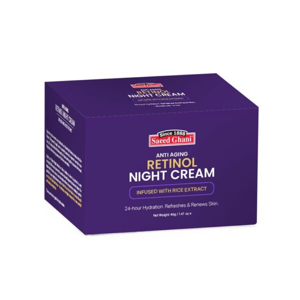 Saeed Ghani Anti Aging Retinol Night Cream 40 Grm - Image 2