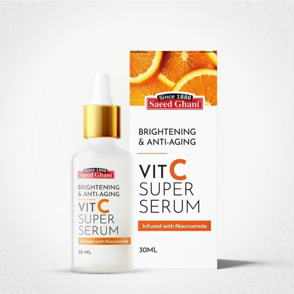 Saeed Ghani Vitamin C Brightening & Anti-Aging Super Serum 30ML. - Image 2