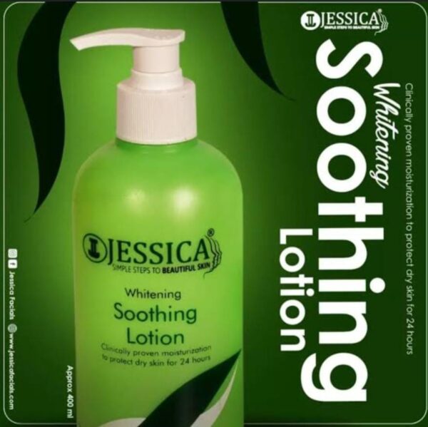 Jessica Whitening Soothing Lotion With Tea Tree Oil - 400 Ml - Image 3
