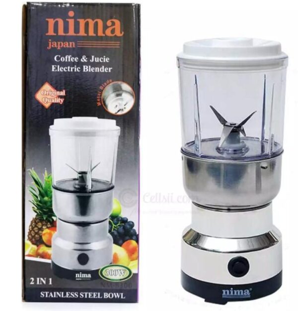 Nima 2 in 1 Electric Coffee and Spice Grinder & Blender/Juicer - Image 3
