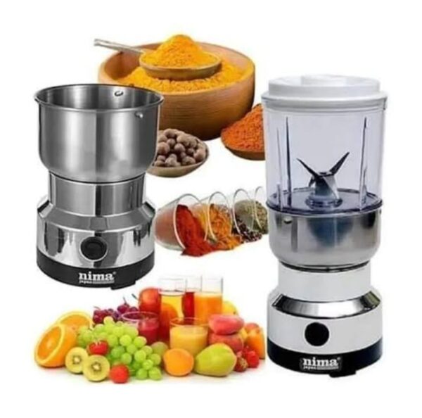 Nima 2 in 1 Electric Coffee and Spice Grinder & Blender/Juicer