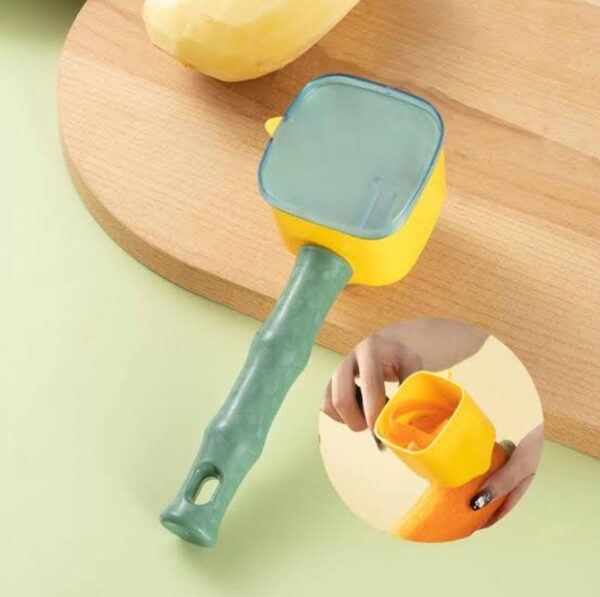 Vegetable Peeling Tool Potato peelers with Container for Pears Veggie Slicing - Image 2