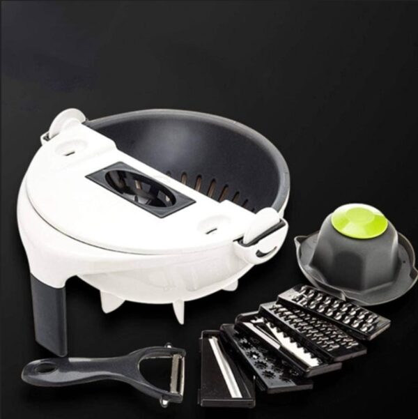 Vegetable Cutter Hand-Held Spiralizer 9 in 1 - Image 6