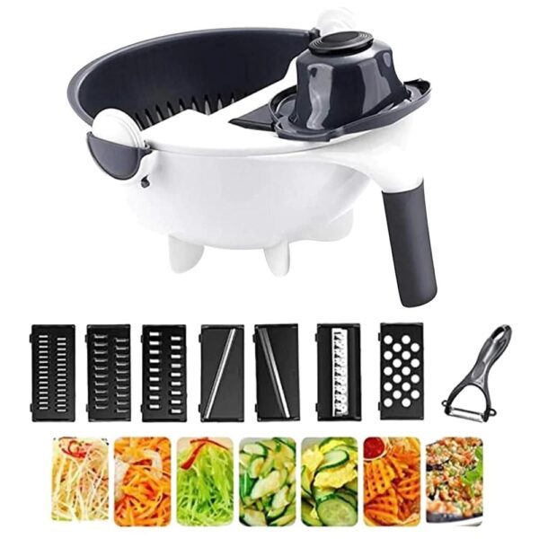 Vegetable Cutter Hand-Held Spiralizer 9 in 1