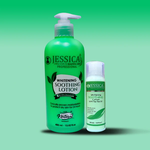 Jessica Whitening Soothing Lotion With Tea Tree Oil – 120ml - Image 3