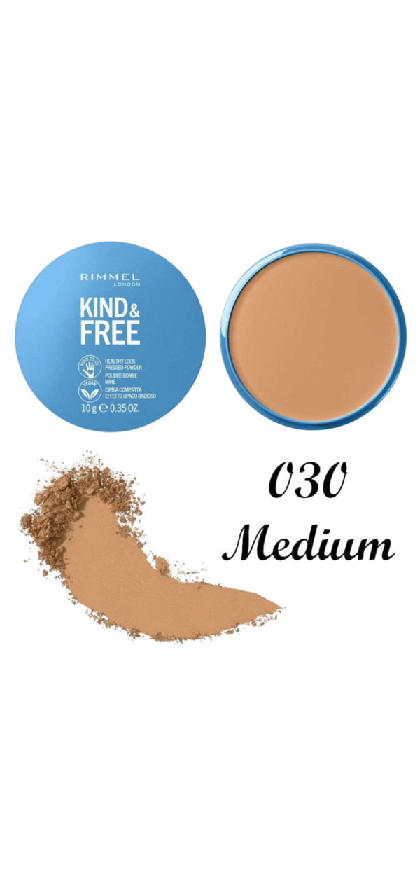 Rimmel London - Kind & Free Pressed Powder - 030 Medium 10g