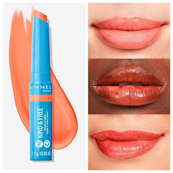RimmelLondon Kind & Free Clean Tinted Lip Balm 03 Tropical Spark.