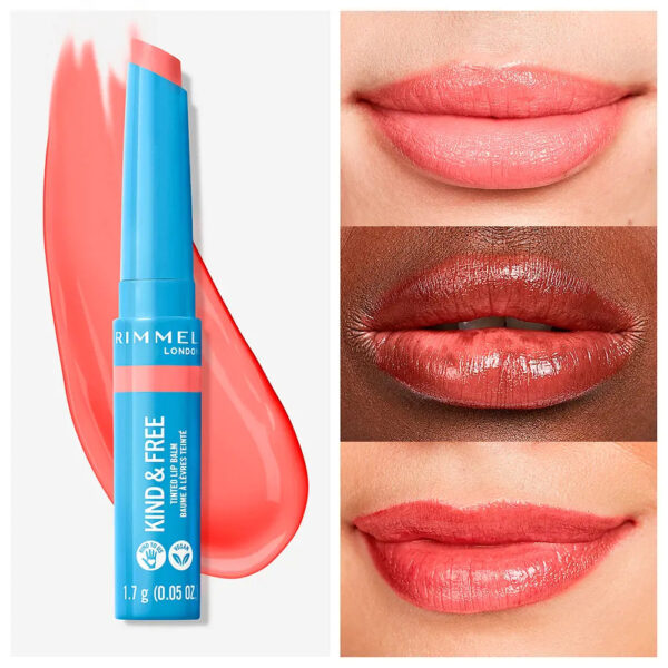 RimmelLondon Kind & Free Clean Tinted Lip Balm 04 Hibiscus Blaze