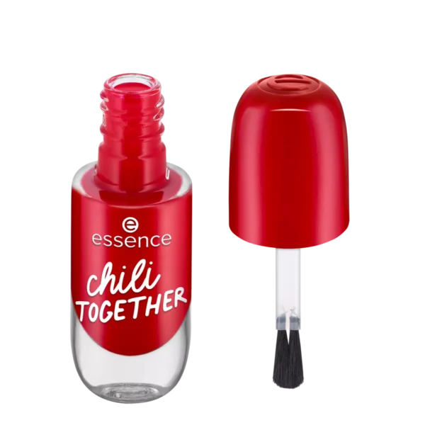 Essence Gel Nail Colour, Gel Polish, No. 16 Chili Together, Red,