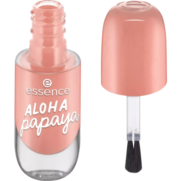 Essence Gel Nail Colour, Gel Polish, No. 38 Aloha Papaya, Pink,