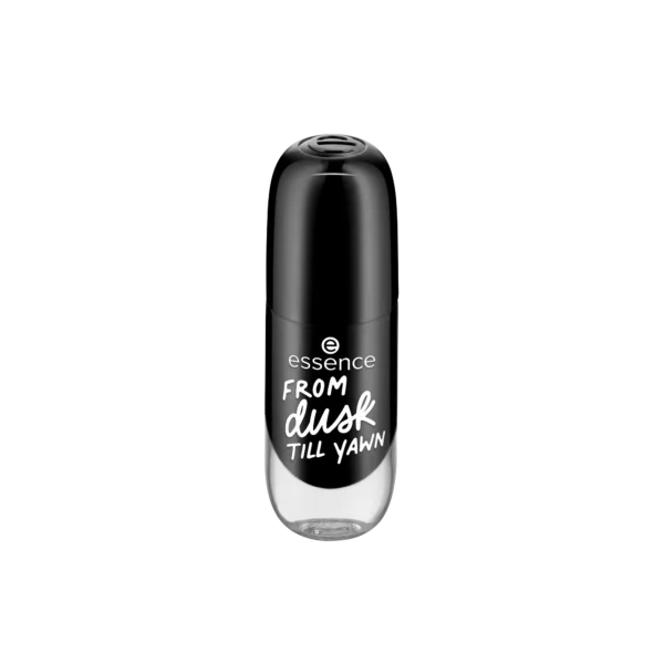 Essence Gel Nail Colour, Gel Polish, No. 46 from Dusk Till Yawn, Black, Long-Lasting, - Image 4