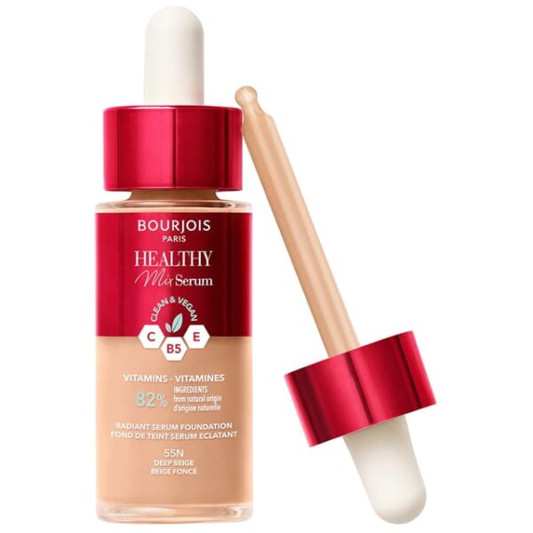 BOURJOIS HEALTHY MIX SERUM FOUNDATION MAKEUP BASE 55N-Deep Beige - Image 2