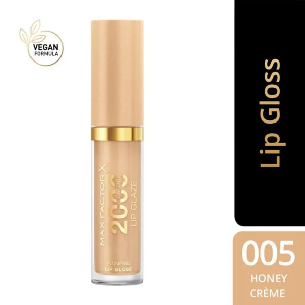 MAX FACTOR 2000 Calorie Lip Glaze 005-Honey Creme: