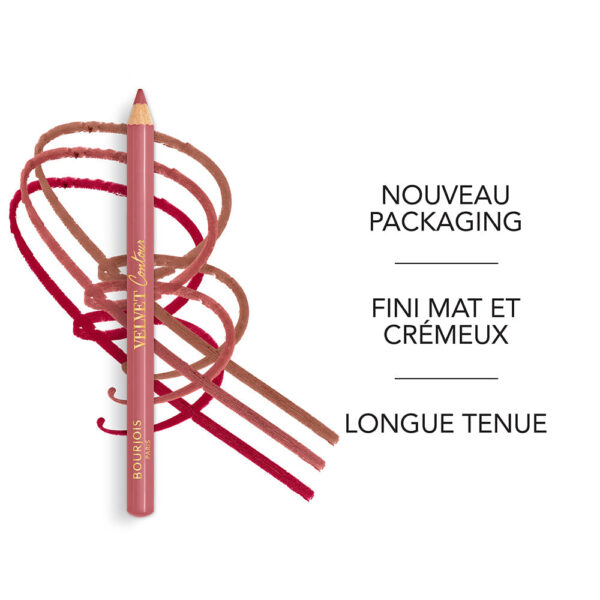 Bourjois - Velvet Contour Lip Liner 33 Rose Water - Image 3