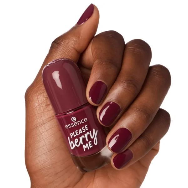 Essence Gel Nail Polish No. 20 PLEASE Berry ME, Purple, Express Result, Durable, Intense Colour, - Image 5