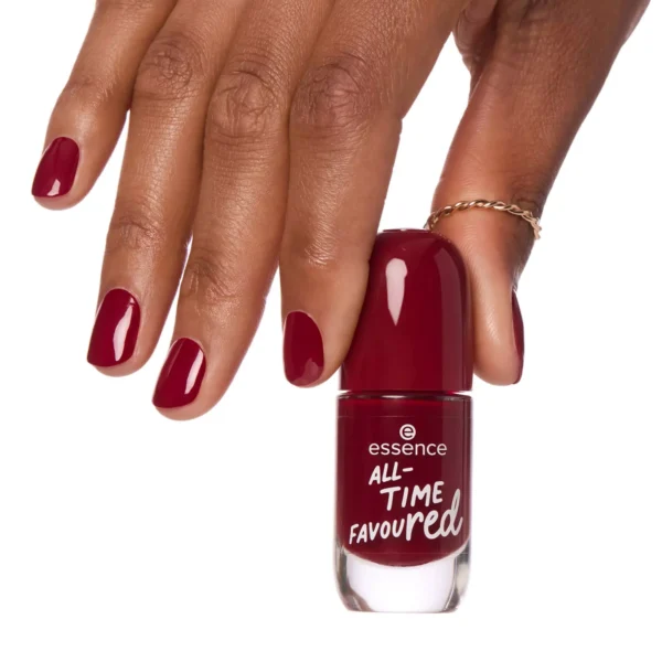 Essence Gel Nail colour, Nail polish, no. 14, ALL TIME FAV Red, long-lasting: - Image 6