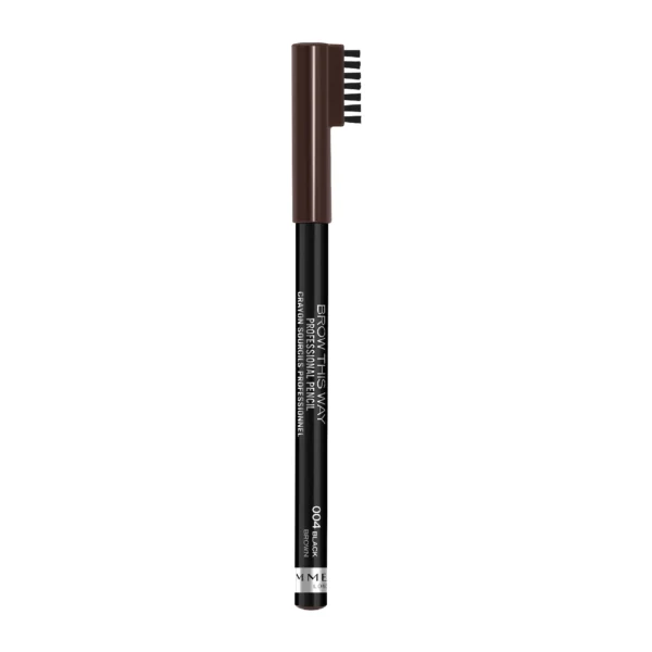 Rimmel london Brow this way professional pencil-Black Brown - Image 2