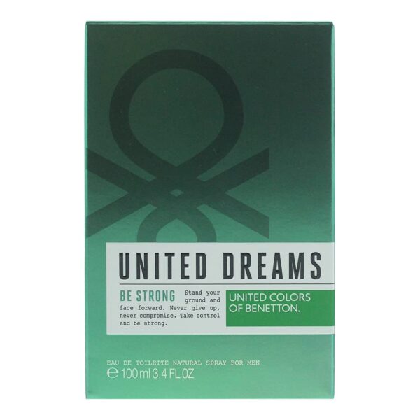 United Colors of Benetton United Dreams Eau de Toilette Spray for Men, BE STRONG, 60ML: - Image 7
