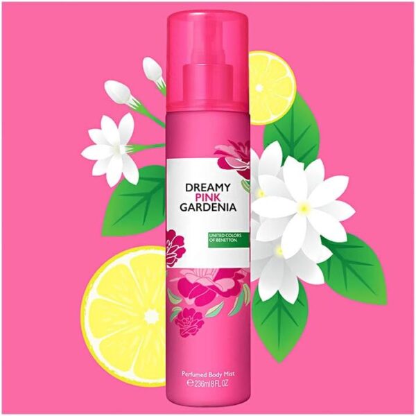 United Colors Of Benetton Dreamy Pink Gardenia Body Mist 236Ml: