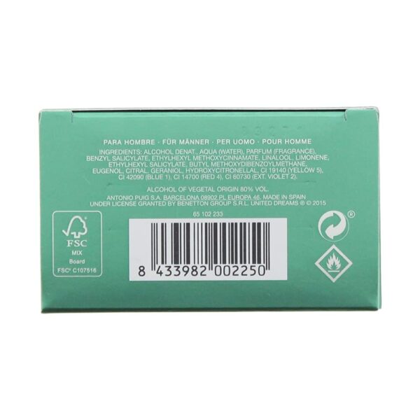 United Colors of Benetton United Dreams Eau de Toilette Spray for Men, BE STRONG, 60ML: - Image 2
