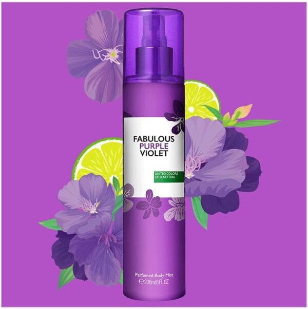 United Colors Of Benetton Fabulous Purple Violet Body Mist 236ml