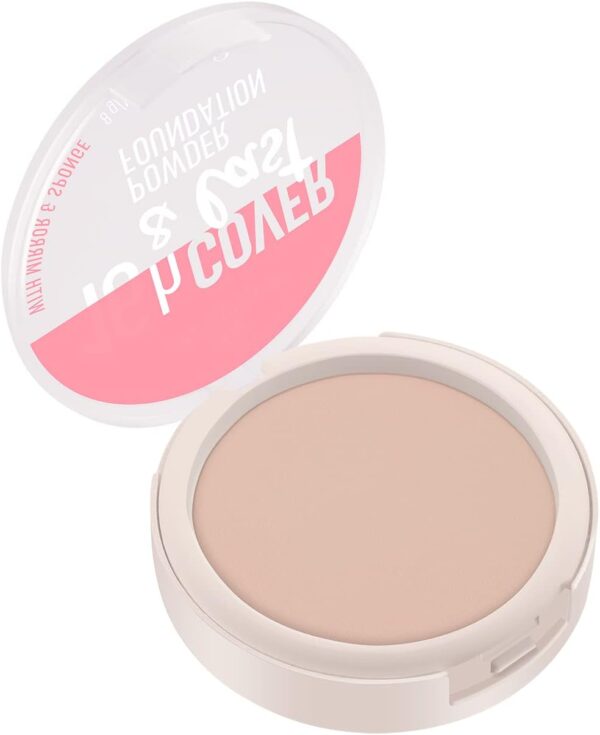 Essence 16H Cover and Last Powder Foundation, 01 Shade, 934851 Porcelain