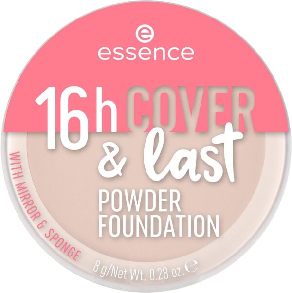 Essence 16H Cover and Last Powder Foundation, 01 Shade, 934851 Porcelain - Image 3
