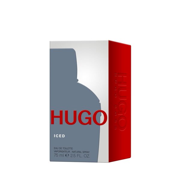 Hugo Boss Iced Eau de Toilette for Men75ML - Notes of Iced Mint, Wild Tea and Vetiver - Image 3