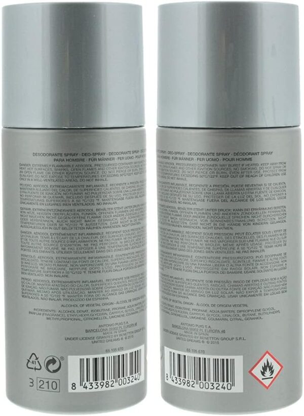 Benetton United Dreams Aim High Deodorant Spray for Men(150 ml): - Image 2