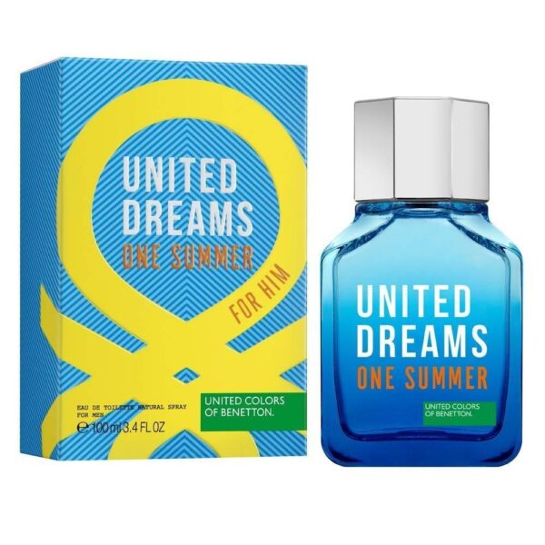 BENETTON UNITED DREAMS ONE SUMMER by Benetton EDT SPRAY 3.4 OZ (EDITION 2018) 100ml:
