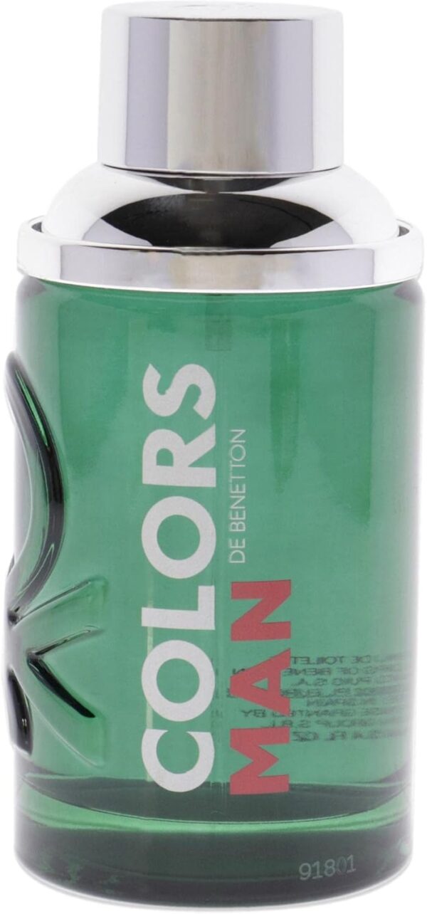 Benetton Colors Man Green Eau De Toilette 60ml Spray For Him: - Image 2