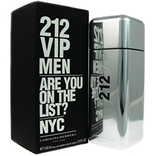 Carolina Herrera 212 Vip Eau De Toilette Spray for Men, 3.4 Ounce 200ML