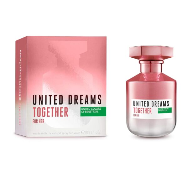 Benetton United COLORS Dream Together Eau De Toilette, Spray for Her 80ml: