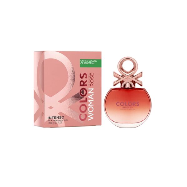 United Colors of Benetton Colors Rose for Women Intenso Eau de Parfum 80ml - Image 3