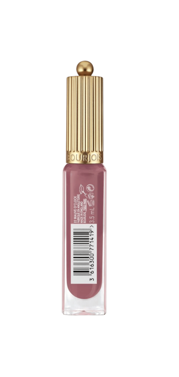 Bourjois Rouge Velvet 22 Mauve O Clock Color Ink Lipstick - Image 3