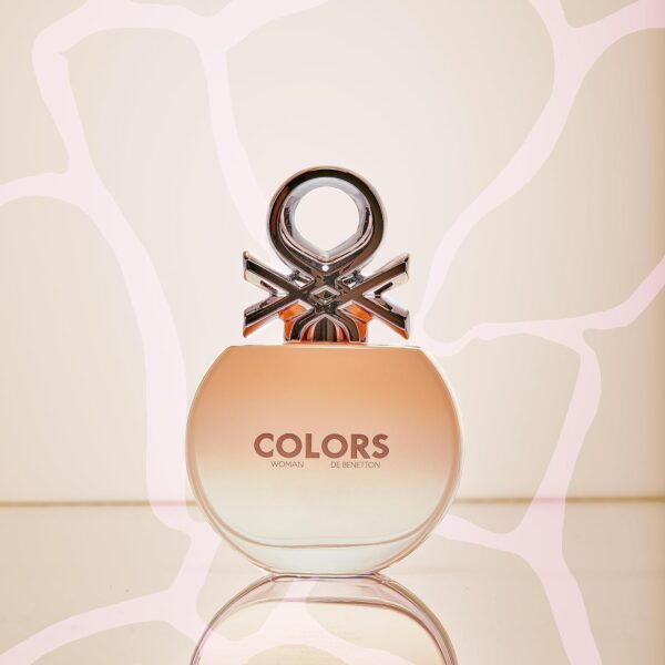 Benetton Colors Eau De Toilette Spray for Women, ROSE, 2.7 Ounce 80ML: - Image 4