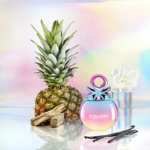 United Colors of Benetton Colors Holo for Women Eau de Toilette 80ml - Image 5
