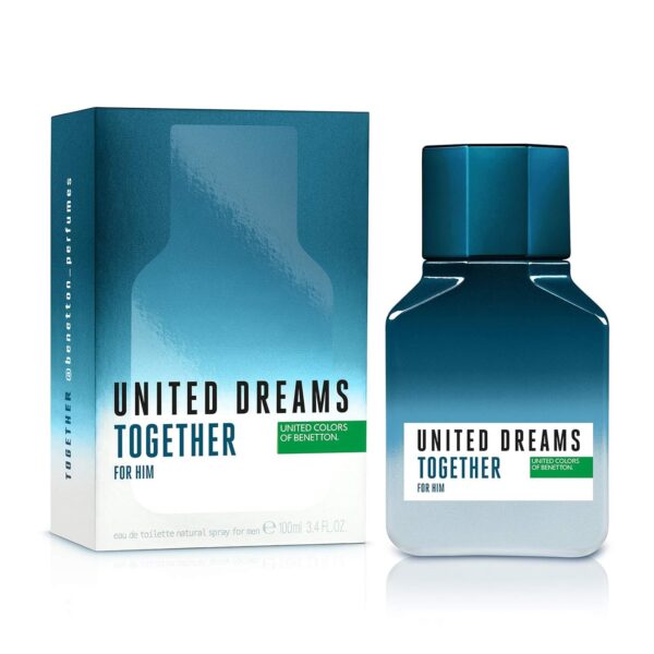 Benetton United COLORS Dream Together Eau De Toilette, Spray for Him 100ml: