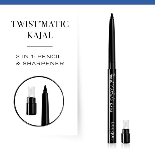 Bourjois - Matic Kajal Twist Pencil - 01 Char'Kohl - Image 3