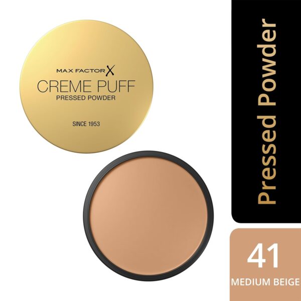 Max Factor Creme Puff Pressed Powder - Medium Beige 41