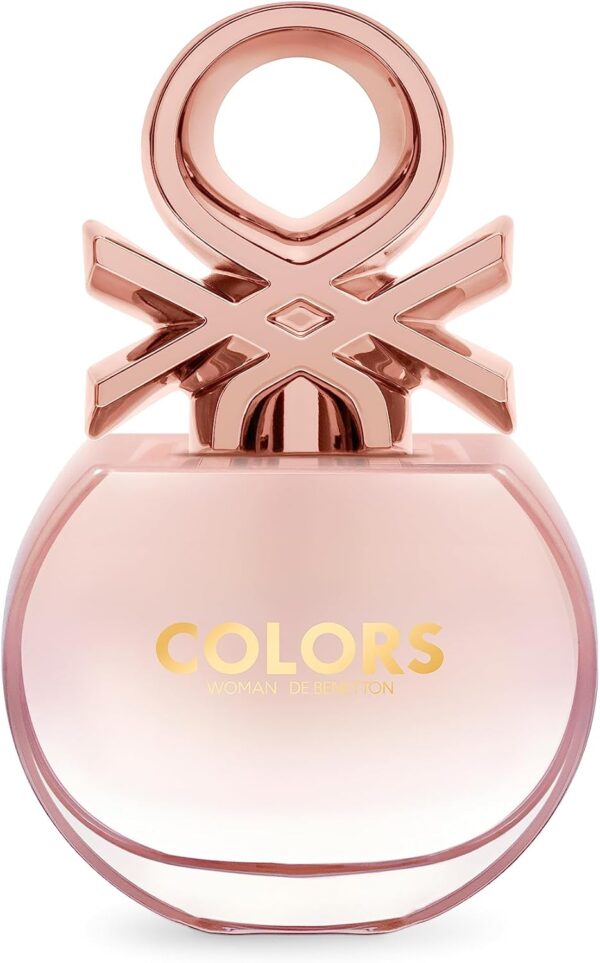 Benetton Colors Eau De Toilette Spray for Women, ROSE, 2.7 Ounce 80ML: - Image 3